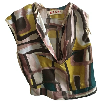 Pre-owned Marni Multicolour Silk  Top