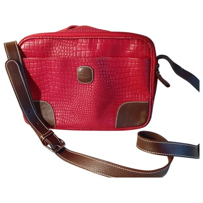 Pre-owned Bric's Red Leather Handbag