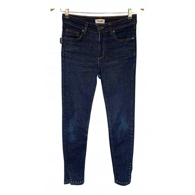 Pre-owned Zadig & Voltaire Blue Cotton - Elasthane Jeans