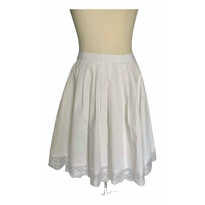Pre-owned Blumarine Mid-length Dress In White