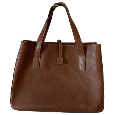 Pre-owned Max Mara Brown Leather Handbag