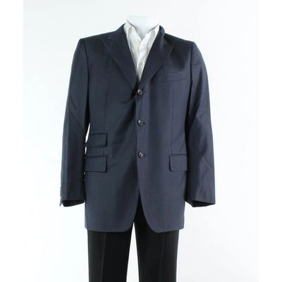 Pre-owned Tom Ford Navy Wool Jacket