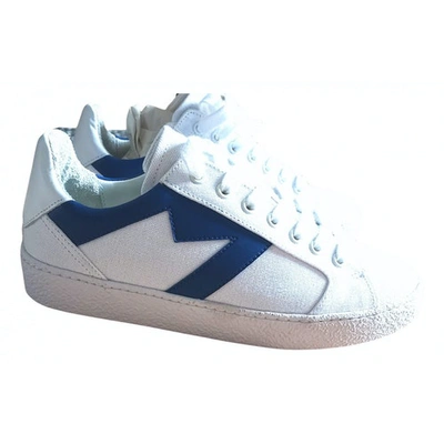 Pre-owned Maje White Cloth Trainers