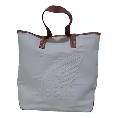 Pre-owned Hogan White Cloth Handbag