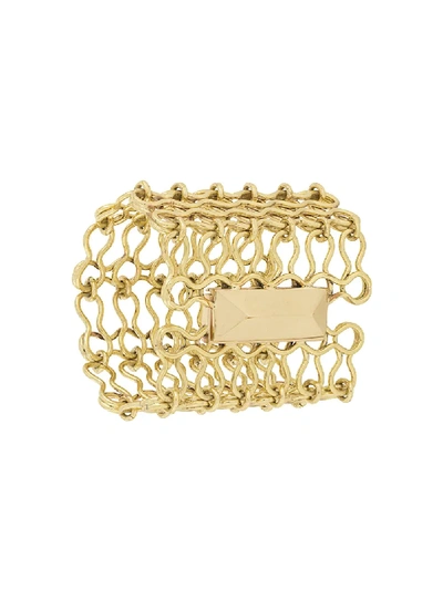 Shop Ellery Chain-link Cuff Bracelet In Gold