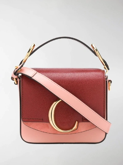 Shop Chloé C Crossbody Bag In Pink