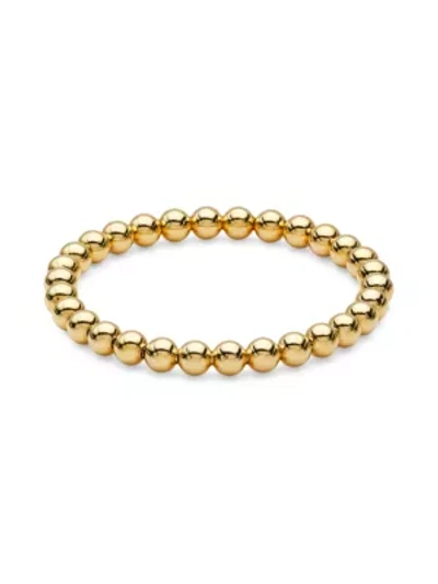 Shop Adriana Orsini 18k Yellow Goldplated Sterling Silver Stretch Ball Bracelet