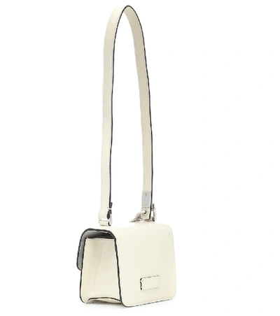 Shop Valentino Vsling Mini Patent Leather Shoulder Bag In White