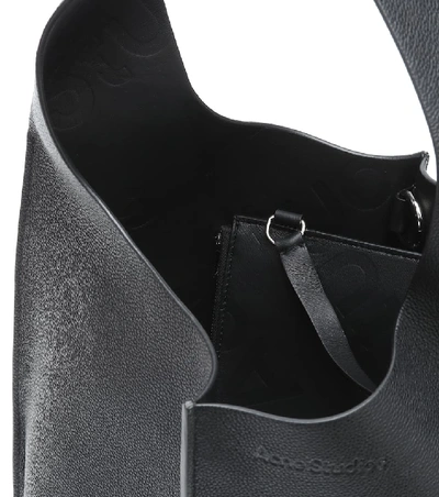 Shop Acne Studios Leather Tote In Black