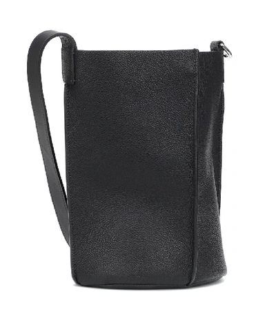 Acne Studios Market Black Leather Bucket Bag ModeSens