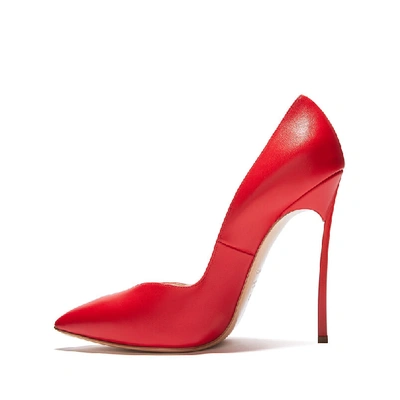 Shop Casadei Blade Modern Love In Cyber Red