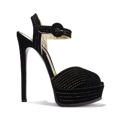 Shop Casadei Flora Miranda In Black