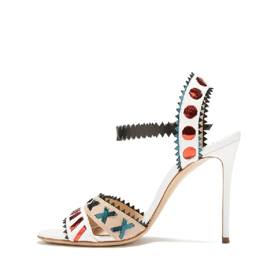 Shop Casadei Julia Malika In White