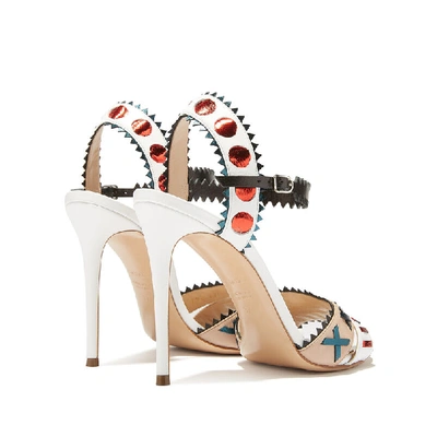 Shop Casadei Julia Malika In White