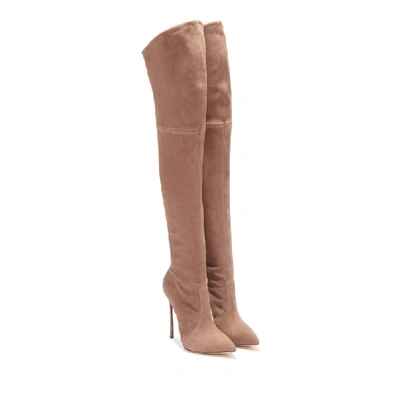 Shop Casadei Blade - Woman High Boots Sandstone 36.5