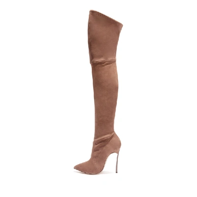 Shop Casadei Blade - Woman High Boots Sandstone 36.5