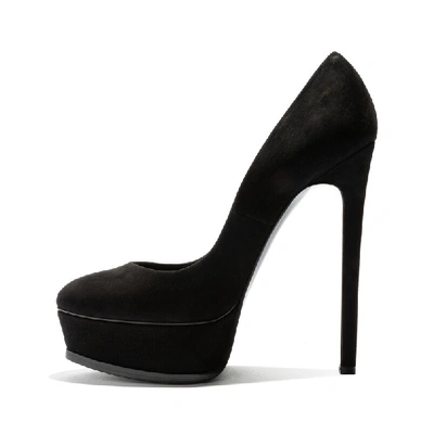 Casadei Classic Platform Pumps In Black