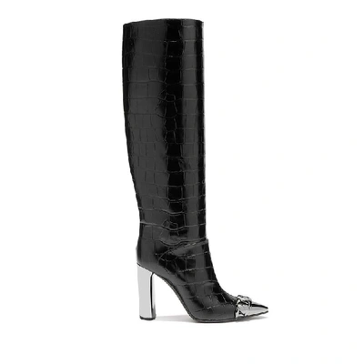 Shop Casadei Agyness Louisiane In Black