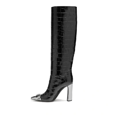 Shop Casadei Agyness Louisiane In Black