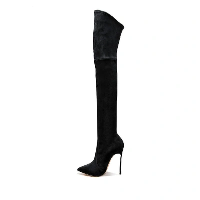 Shop Casadei Blade - Woman High Boots Black 36.5