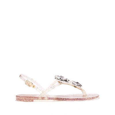 Shop Casadei Jelly In Ice And Gold