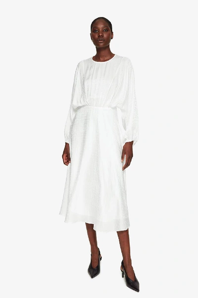 Shop Anine Bing Serena Midi Dress In White