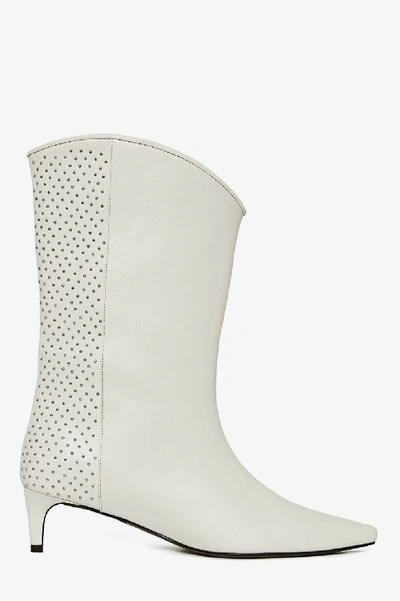 Shop Anine Bing Reagan Boots In White