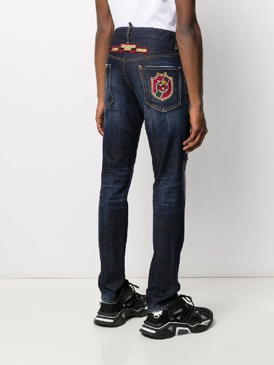 Shop Dsquared2 Denim Jeans In Blue