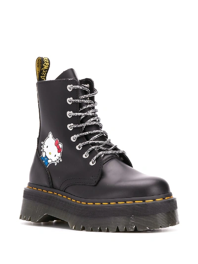 Shop Dr. Martens' Leather Boots In Black