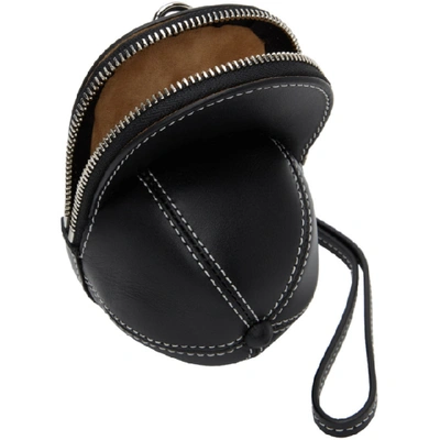 Shop Jw Anderson Black Nano Cap Bag In Black 999