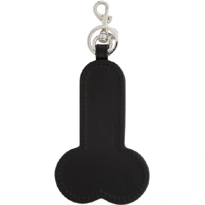Shop Jw Anderson Black Penis Keychain In Black 999