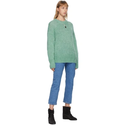Shop Isabel Marant Green Mohair Estelle Sweater In 60gr Green