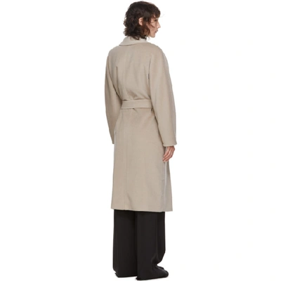 Shop Max Mara Beige Madame Coat In 002 Sand