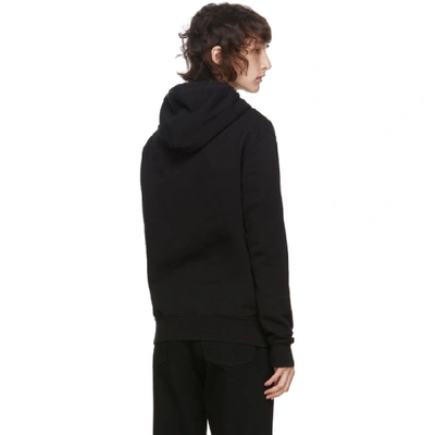 Shop Ami Alexandre Mattiussi Black Ami De Coeur Hoodie In 001 Black