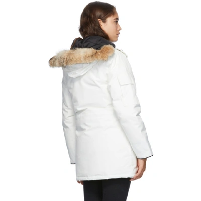 Shop Canada Goose White Down Expedition Parka In 433 N Star