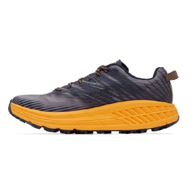 Shop Hoka One One Multicolor Speedgoat 4 Sneakers In Black/manda