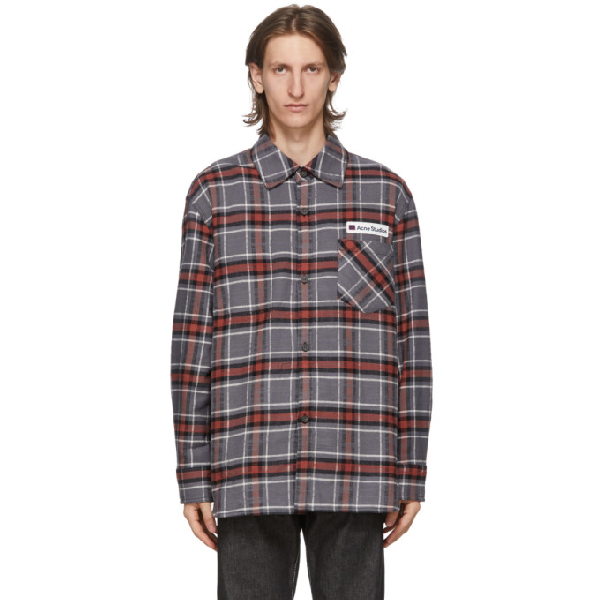 acne flannel shirt