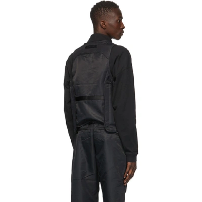 Shop Alyx 1017  9sm Black Buckle Vest In Blk0001 Bla