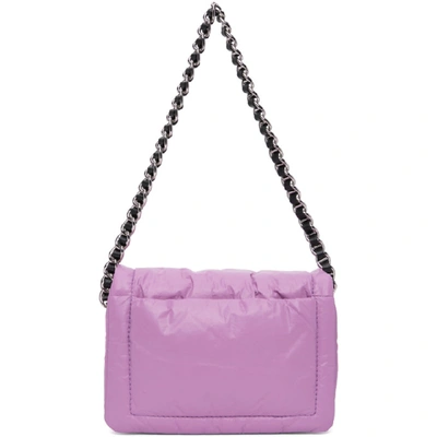 Shop Marc Jacobs Purple The Mini Pillow Bag In 511 Violet