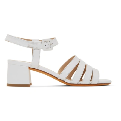 Shop Maryam Nassir Zadeh White Palma Low Sandals In 029 White