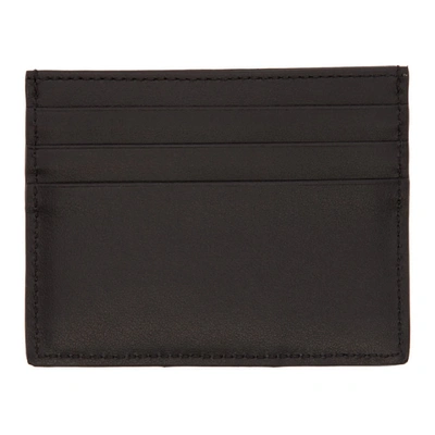 Shop Fendi Black And Silver Bag Bugs Card Holder In F0gxn Black