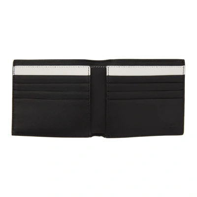 Shop Fendi Black And White Joshua Vides Edition Bifold Wallet In F1c6c Whtbk