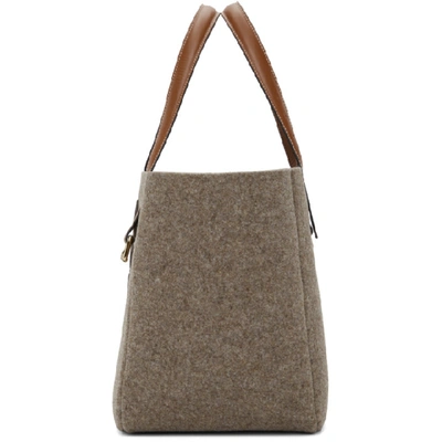 Shop Jw Anderson Taupe Anchor Tote In 190 Taupe