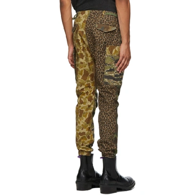 Shop R13 Multicolor Camouflage Military Cargo Pants