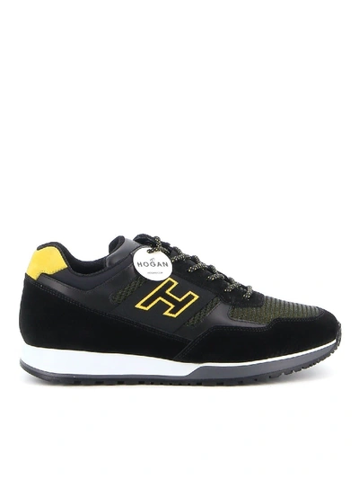 Shop Hogan H321 Sneakers In Black
