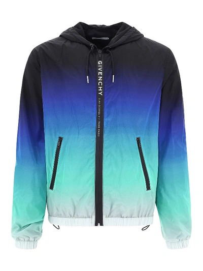 Shop Givenchy Adresse Windbreaker In Multicolour