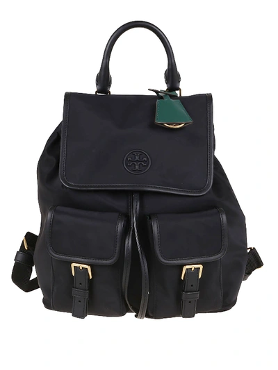 Shop Tory Burch Perry Nylon Backpack In Black
