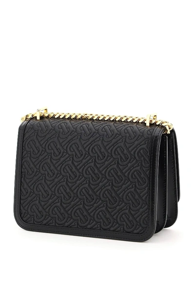 Shop Burberry Tb Small Crossbody Bag In Black