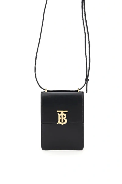 Shop Burberry Robin Mini Bag In Black