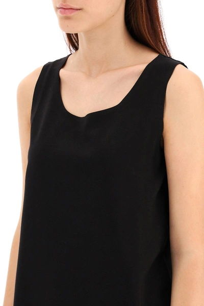 Shop Max Mara Jersey Top In Black